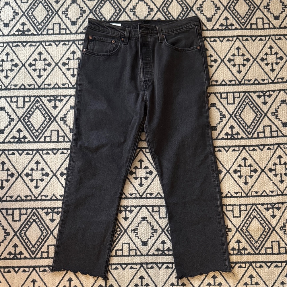 Levi's Black Ankle Jeans